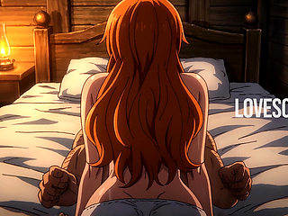 Hentai Couple Intense Bedroom Fuck (AI)