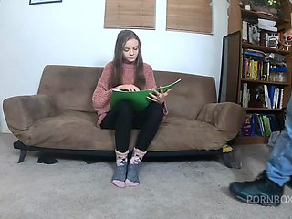 Got pissed On While Trying To Work! (Jessae Rosae x Savory Step father) - PissVids