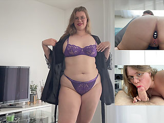 Stuff Me Both Holes at the Same Time! First Time Double Penetration for Sexy Big Ass Neighbor Lina