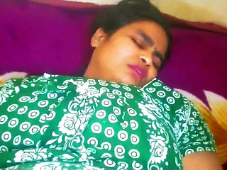 , kiss her hard, and take her right there on the bed. Soft moans turn into loud screams as I fuck my hot desi wife