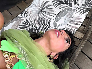 Pakistani Housewife Aaliyah Yasin Cheating on Husband with Yeri Blue - Big Tits Blowjob Outdoor Poolside Fuck