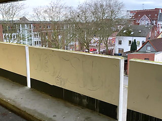 Cute Blonde Bitch Remote Controlled in Public!!