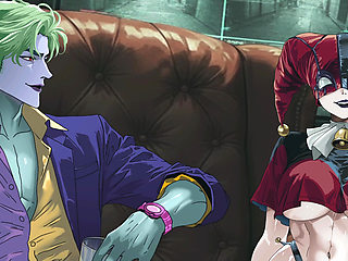 Harley Quinn Fucks and Sucks the Joker. Gothic Crime Story