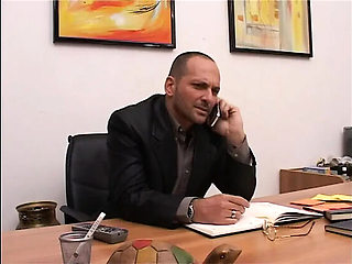 Big Dick Boss Pounds Blonde Bambola's Ass in Anal Office Fuck