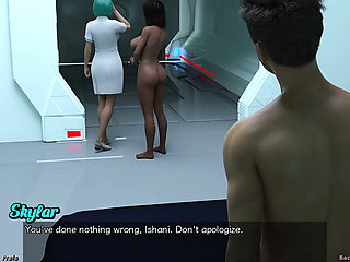 Stranded in Space - Hot Busty Ebony MILF Plays with Her Pussy and Begs Me to Fuck Her in Her Bed