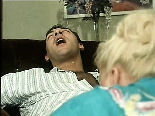 Hot Blonde Nympho Marina Takes Anal and Blowjob from Rocco Siffredi - Vintage Foursome Doggy Style