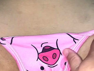 Caressing my 18-year-old stepsister with a shaved pussy