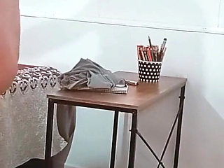 Private Teacher Has Sex in a Class at Her Best Friend's Stepson's House