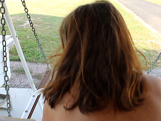 Amazing Outdoor Fuck & Cum Swallow by MILF Candi Annie at Campground