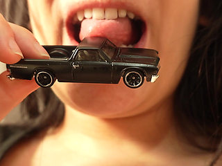 Tiny Car Huge Fun Giantess Gets Naughty with Her New Toy