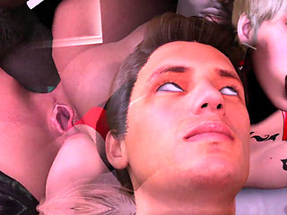 Indira QOS Blacked PMV with Club Girls - BBC Worship