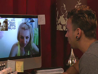 18 year old Lexi Belle fucks a guy she met online