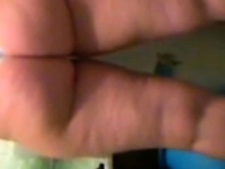 stepmom's muscular ass in a thong (voyeur)