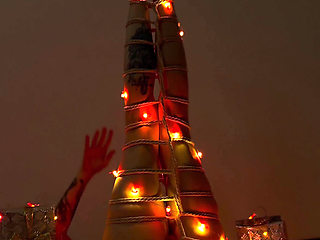 Just Me Pretending to Be Your Christmas Tree P.s. Feet Lovers Might Really Enjoy the Tease