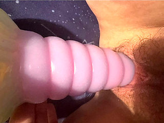 Fucking my pussy with a dildo