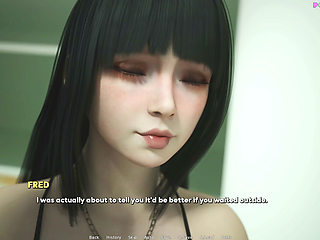 Shadows of Desire by Shamandev - Androgynous Boyfriend Catches His Busty Girlfriend Cheating 70