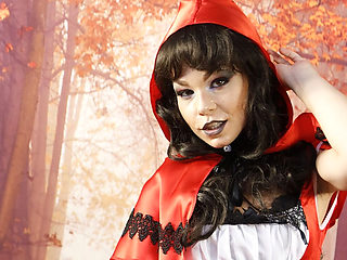 407 Rebeka Black as Hot Red Riding Hood for Adult Movie