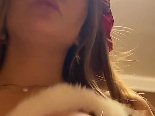 Merry Christmas! I Didn't Know What to Get You for Christmas, so I'm Going to Make You Cum