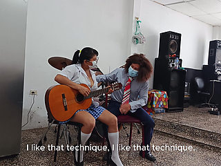 Private lessons - teacher fucks his student at home