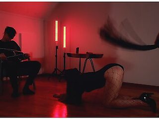 Tied Up Husband And Called The Master Of Bdsm