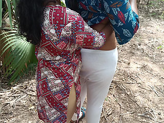 Step Sisters Enjoying Outdoor Hot Romance