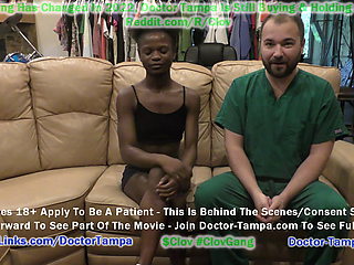 Become Doctor Tampa, Give Rina Arem A Yearly Gyno Check And Pap Smear With Nurse Stacy Shepard's Gloved Hands Assisting