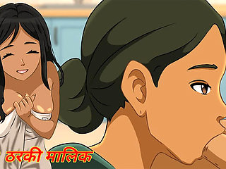Desi Hentai Episode 2: Tharki Malik Hardcore Fucks His Indian Maid in Kitchen - Anime Cartoon Porn XXX