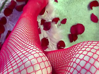 Amateur blondie solo anal masturbation