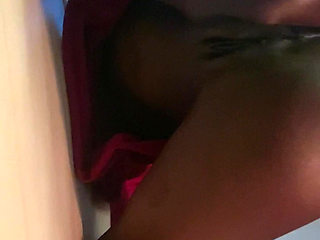 Hot Ebony Goddess Twerks on Sheets in Oil, Close up Juicy Pussy