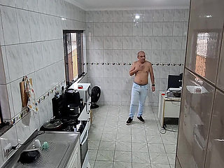 Maid Takes off Her Clothes and Accepts a Facial for Extra.