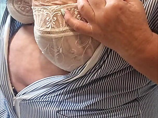 Naughty Nurse Julie - Bra Reveal & Teasing Huge Tits