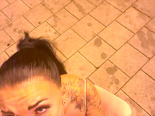 Random Blowjob at Train Station