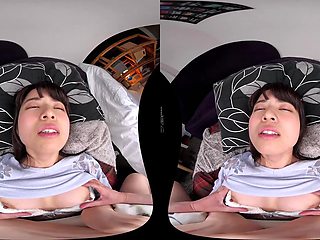 Japanese VR Passion Explodes With Darkhaired Babe Heat