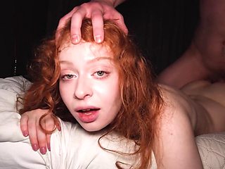 A 20-year-old Redhead Slut Challenged Me and My Dick. I Fucked Her to the Bone!