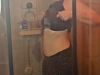 In the Shower in Sexy Mode at a Fan's