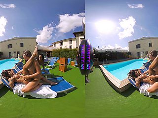 PURITYVR Three lesbian goddesses with Guilia, Benny, and
