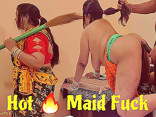 Hot Maid Enjoyful XXX Fuck with Owner.