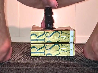 Gay Twink Triple Anal Dildo