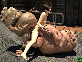 Filthy Goblin Wad. Sci-Fi THREE DIMENSIONAL porno