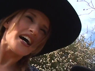 Cowgirls fucking nasty cowboy outdoor