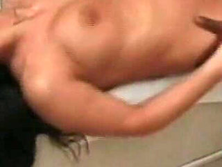 Young Busty Girl with Hairy Pussy Fucked and Cummed in Mouth by Monster Black Cock