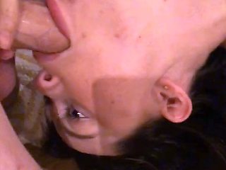 Small titted brunette amateur anal nailed at home