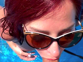 Detonated My Busty Stepsister in the Pool (homemade Porn in Spanish)