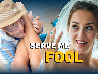 Hot Brunette Bride in Wedding Dress Licks Toes and Fucks Gardener Servant - HD 1080p