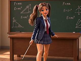 Stayed After School and Teen Teacher Showed Me a Few Lessons