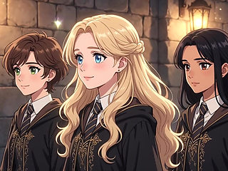 Magic School Rejects Virgins - Her Roommate Used a Spell to Fix It (AI Generated)