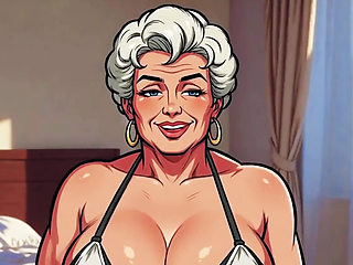 Ai Granny Deep Cleavage Tease Close Ups