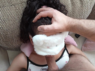 Stepdaddy Facefucks Me and Cums Right in My Mouth