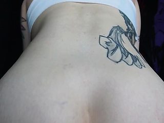 Small titted babe toys her pussy on webcam