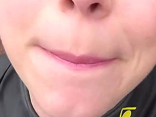 Wetsuit Giantess Finds a Tiny Toy to Tease